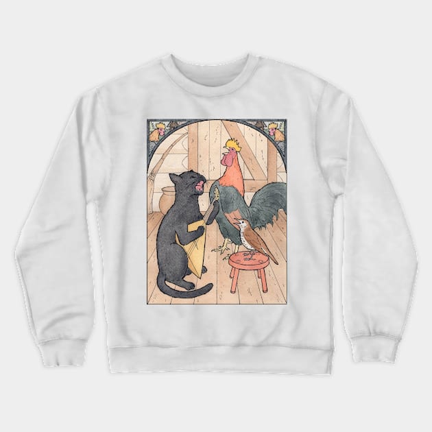 Singing Friends Crewneck Sweatshirt by ChristmasPress